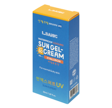 Гель-крем для лица L.Sanic солнцезащитный водостойкий с гиалуроновой кислотой SPF50, 50мл