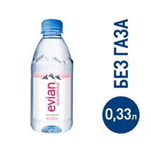 Вода Evian негазированная, 330мл