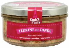 Террин из мяса индейки Sud o Paris с каштанами, 130г