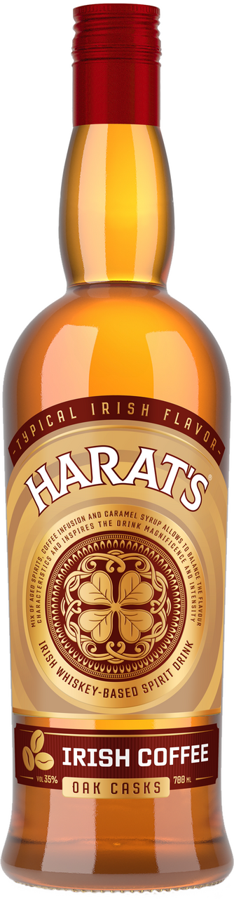 Изображение товара Виски Harat S Irish Coffee 0.7л — купажированный крепкий напиток