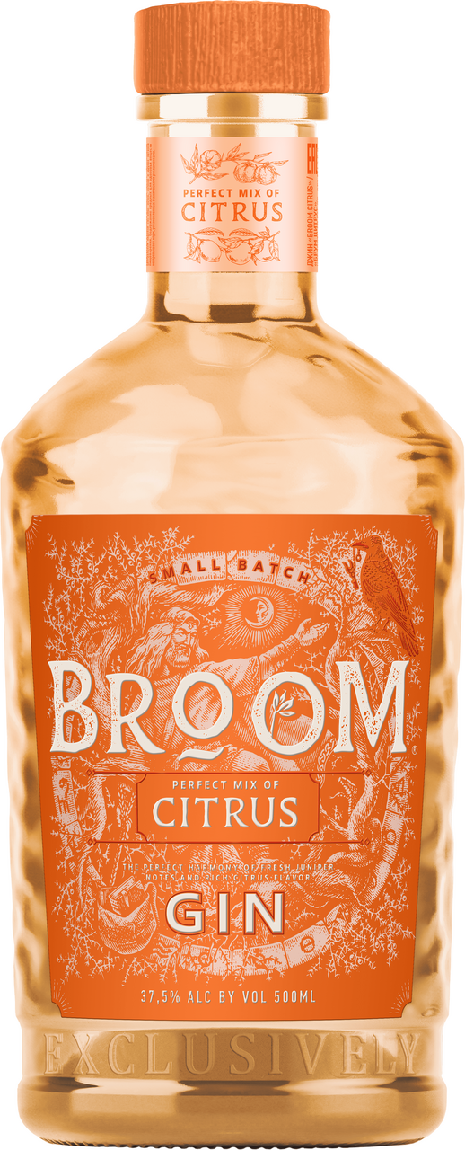 Изображение товара Джин Broom Цитрус, 0.5л