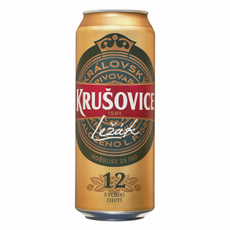 Пиво Krusovice 12 светлое фильтрованное, 0.5л