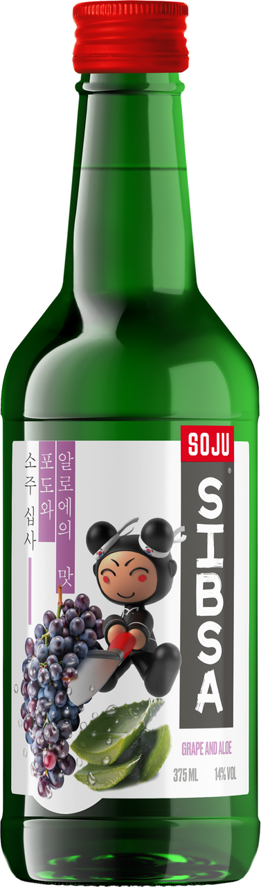 Изображение товара Аперитив Sibsa Soju с виноградом и алоэ, 0.375л