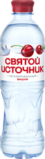 Вода Святой Источник с вишней негазированная, 500мл