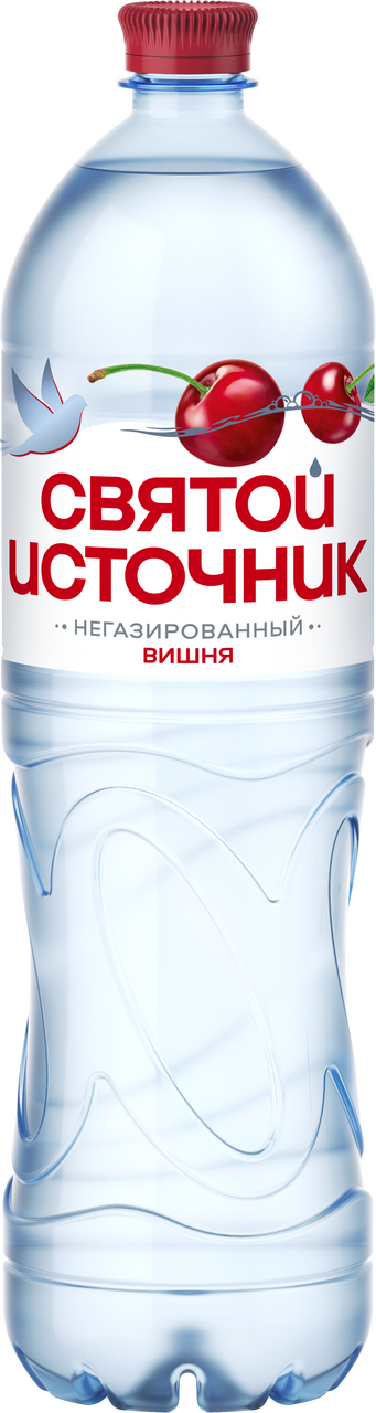 Изображение товара Вода Святой Источник с вишней негазированная, 1.5л