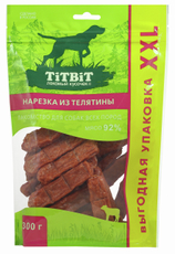 Нарезка из телятины Titbit для собак, 300г