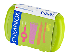 Набор дорожный Curaprox Be You Зубная паста с щеткой и ершиком зеленый