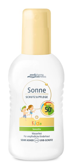 Спрей солнцезащитный детский Medipharma Cosmetics Sonne Kids SPF50+, 200мл