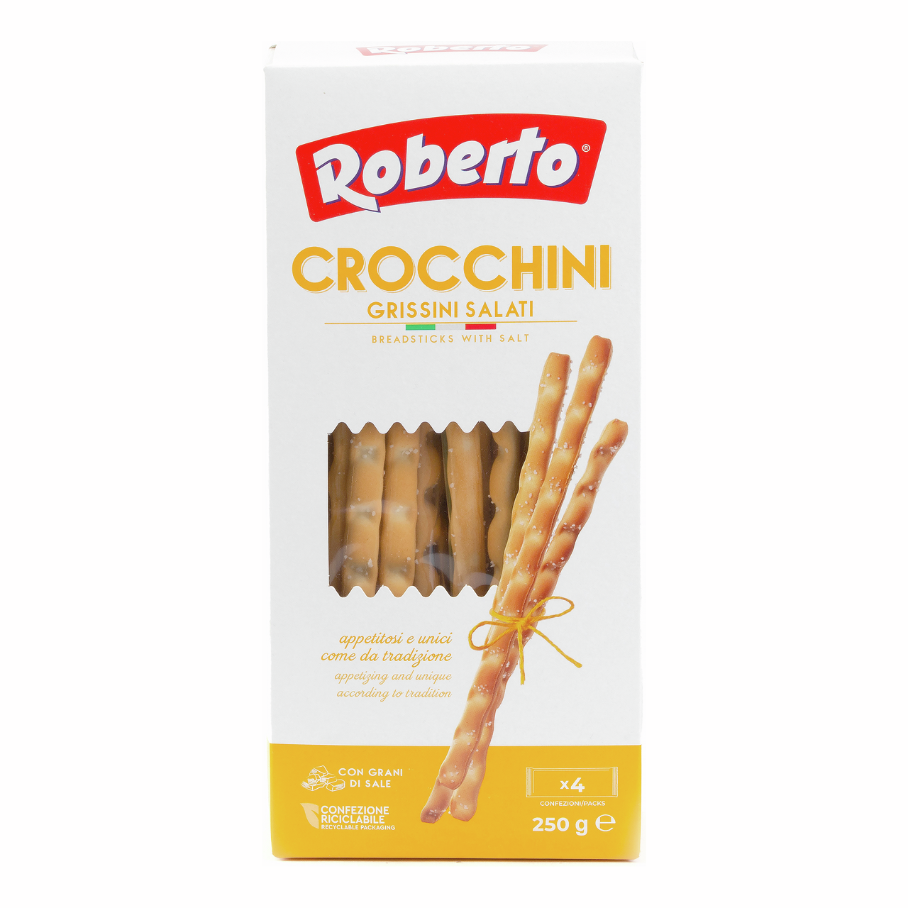 Палочки хлебные Roberto Гриссини Кроккини соленые, 250г