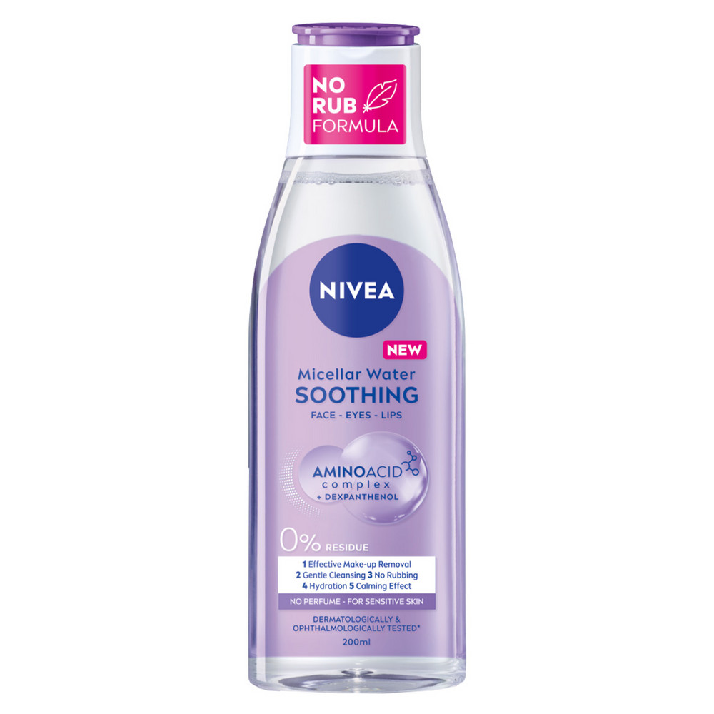 Изображение товара Вода мицеллярная Nivea Micellair Soothing, 200мл