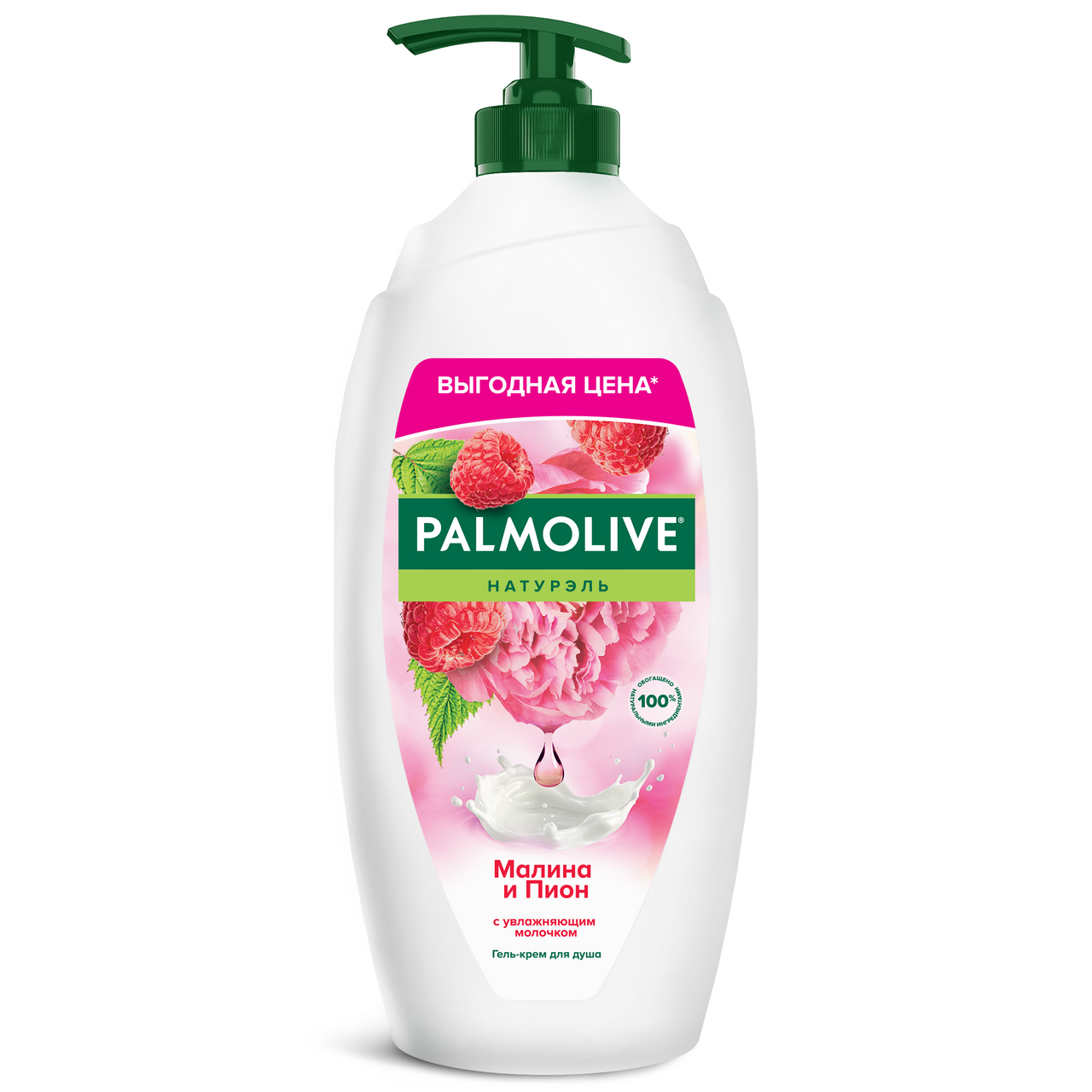 Изображение товара Крем-гель для душа Palmolive Натурэль с малиной и пионом, 750мл