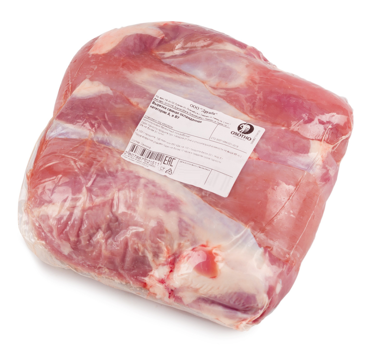 Вырезка свиная Охотно охлажденная, ~3кг
