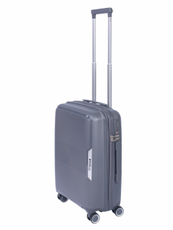 Чемодан Triplus Rock серый 4 колеса размер S, 36.5 x 22.5 x 56см