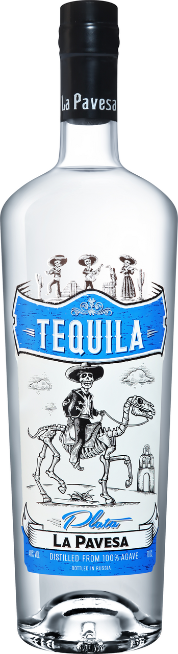 Изображение товара Напиток спиртной La Pavesa Tequila Plata, 0.7л
