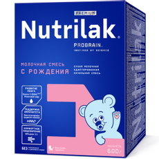 Смесь молочная детская Nutrilak 1 Premium с рождения до 6 месяцев, 600г