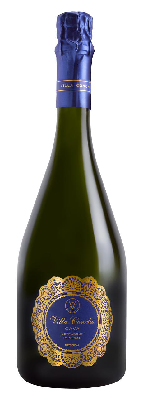 Вино игристое Villa Conchi Cava Imperial белое брют, 0.75л