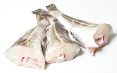 Треска потрошеная без головы охлажденная, ~1кг