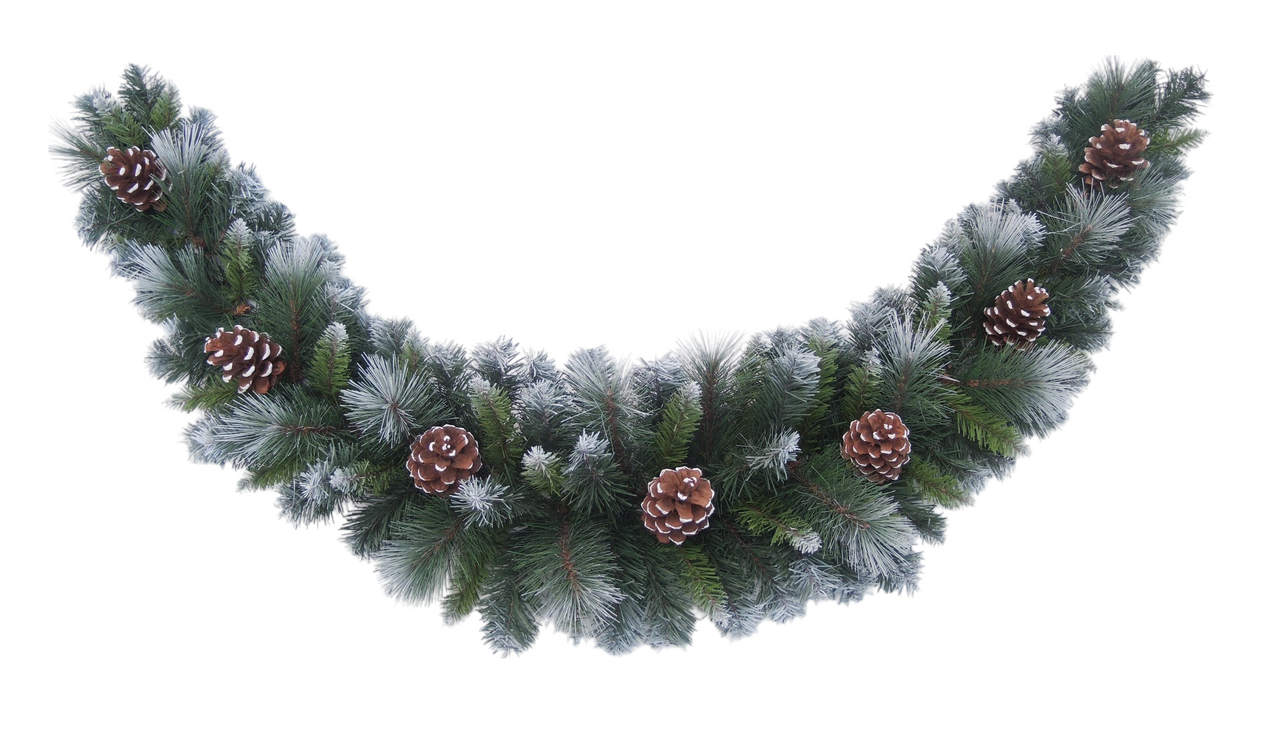 Tarrington House Гирлянда еловая с шишками, 150см