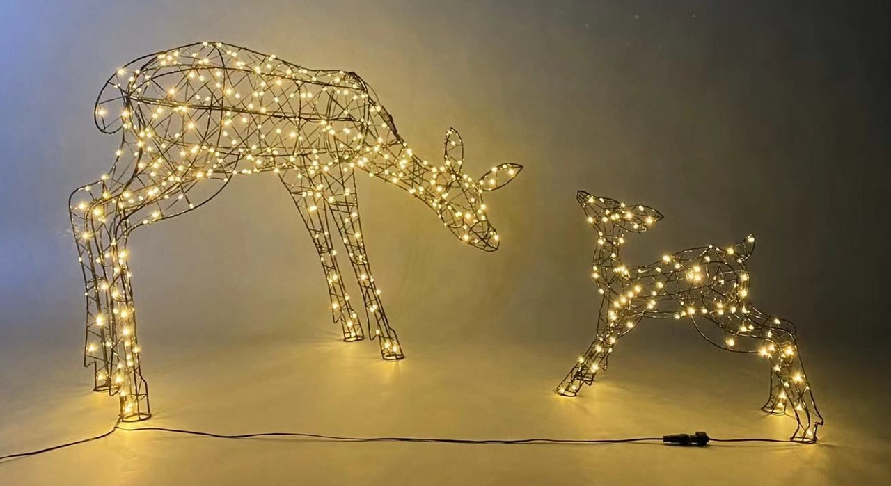 Tarrington House Фигура олени светодиодная 460Led, 2 предмета