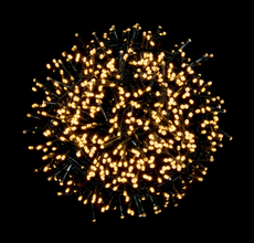 Tarrington House Электрогирлянда нить 400Led янтарный, 20м