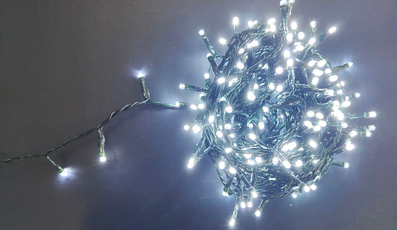 Tarrington House Электрогирлянда нить 1000Led холодный белый, 20м