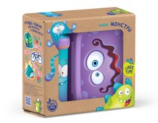 Набор Пластишка Монстры Ланч-бокс 980мл + стакан 400мл