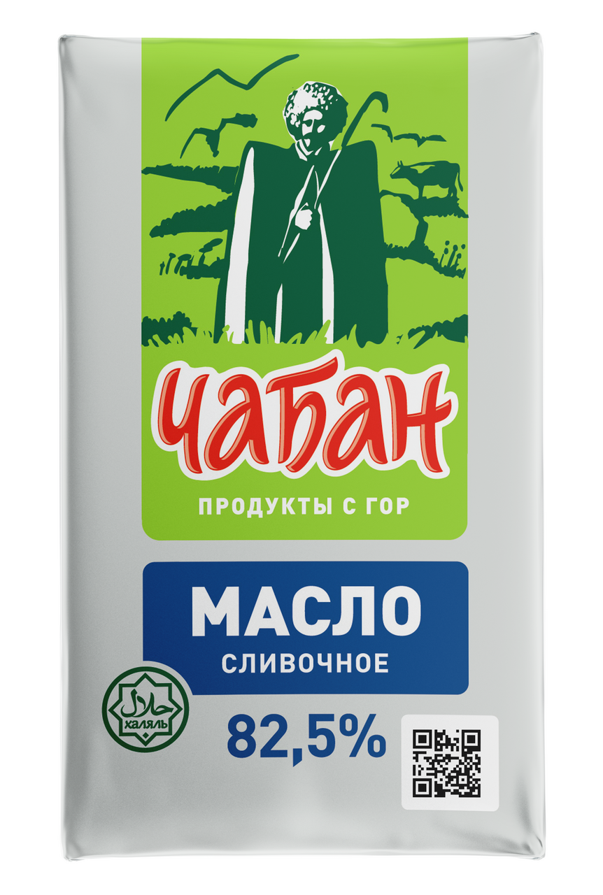 Масло сливочное Чабан Халяль традиционное 82.5%, 330г