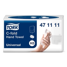 Бумажные полотенца Tork Universal H3 C-сложения листовые 2 слоя, 120шт x 20 упаковок