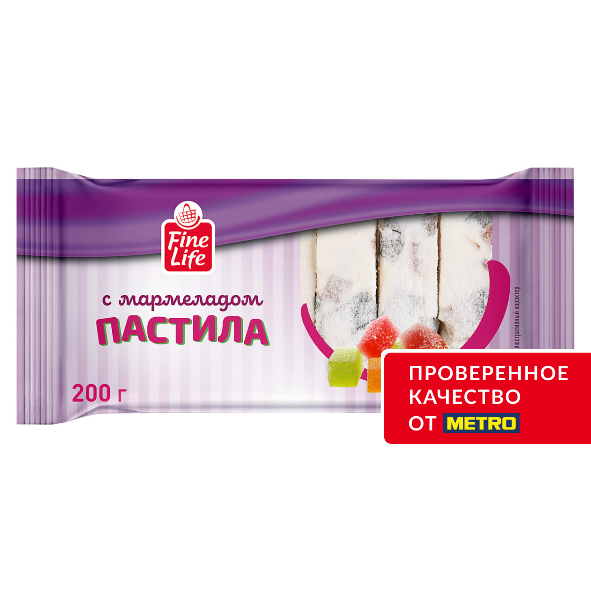 Fine Life Пастила с мармеладом, 200г
