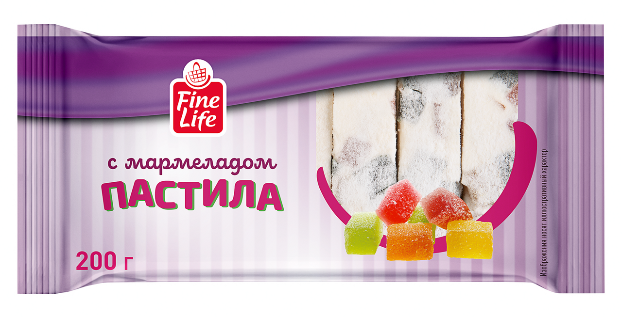 Fine Life Пастила с мармеладом, 200г