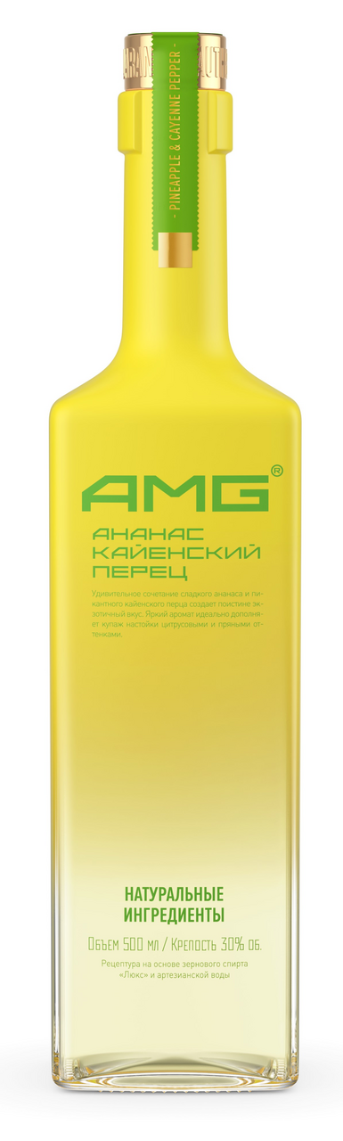 Изображение товара Настойка AMG ананас и кайенский перец, 0.5л