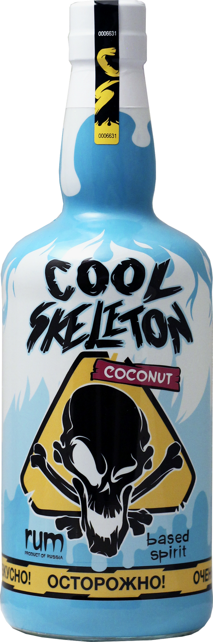 Изображение товара Напиток спиртной Cool Skeleton ромовый с кокосом, 0.7л