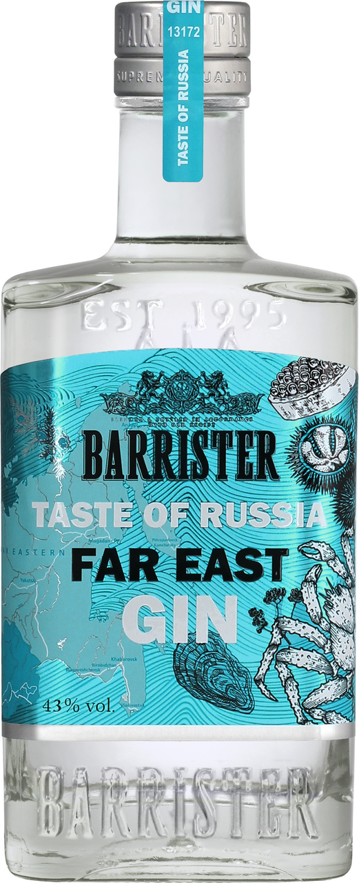 Изображение товара Джин Barrister Far East 0.7л с ярким морским ароматом и балансом специй