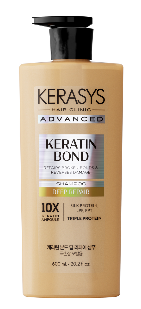 Изображение товара Шампунь Kerasys Advanced Keratin Bond Глубокое восстановление, 600мл