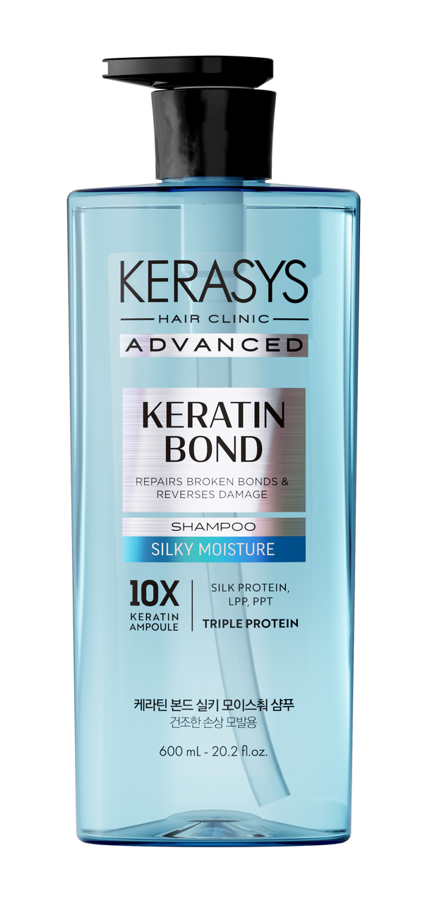 Изображение товара Шампунь Kerasys Advanced Keratin Bond Шелковое увлажнение, 600мл