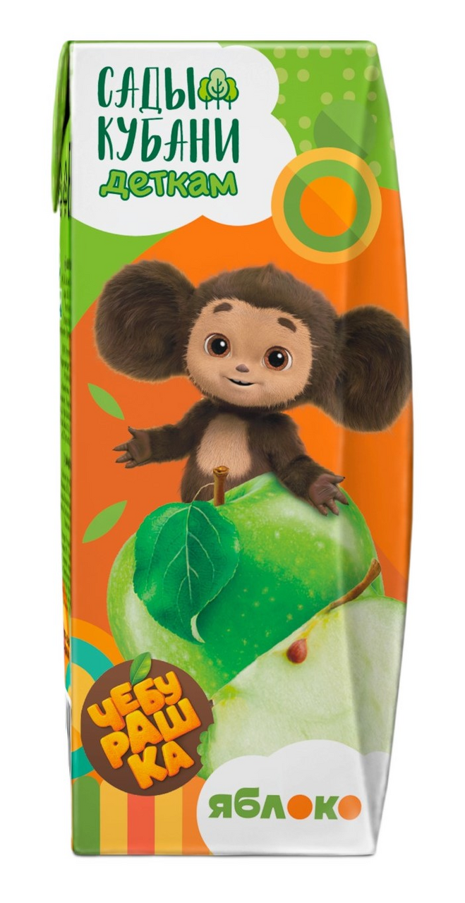 Нектар Сады Кубани яблоко деткам, 200мл