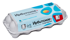 Яйцо куриное Ирбитское Спортивным С2, 10шт