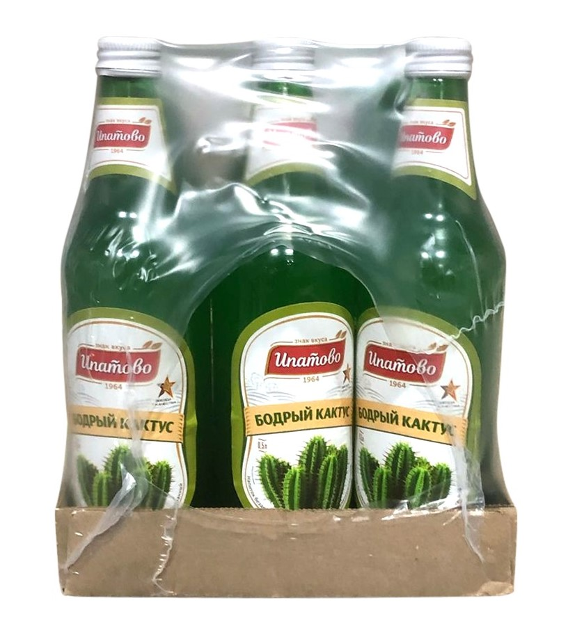 0,5Л ГАЗ НАП ИПАТОВО БОДРЫЙ КАКТУС СТ