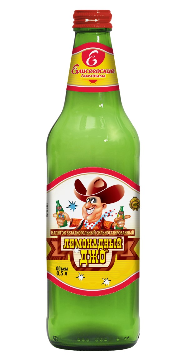 Напиток Елисеевские лимонады Лимонадный Джо газированный, 500мл
