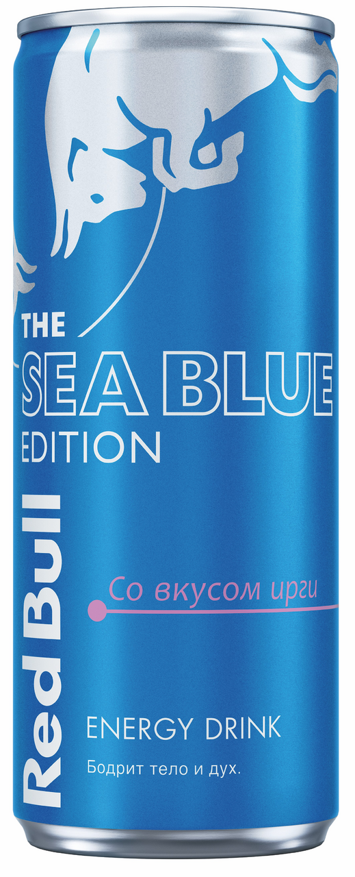 Энергетический напиток Red Bull Sea Blue с иргой, 250мл