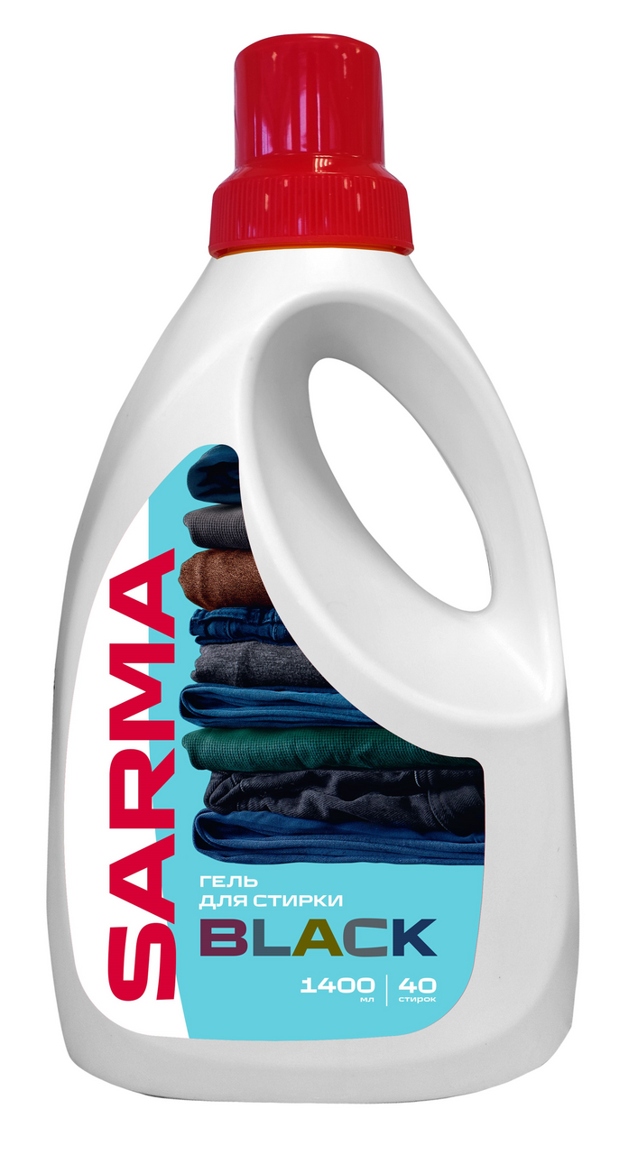 Изображение товара Гель для стирки Sarma Black, 1.4л