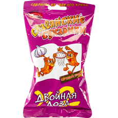 Сухарики Славянские сухарики Двойная доза со вкусом чеснока, 80г