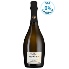 Вино игристое Oddbird Spumante безалкогольное белое сухое, 0.75л