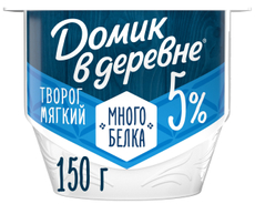 Творог Домик в деревне мягкий 5%, 150г