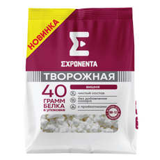 Продукт творожный Exponenta обезжиренный с вишней, 250г