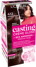 Краска для волос L'Oreal Casting Creme Gloss Какао со льдом 412, 180мл