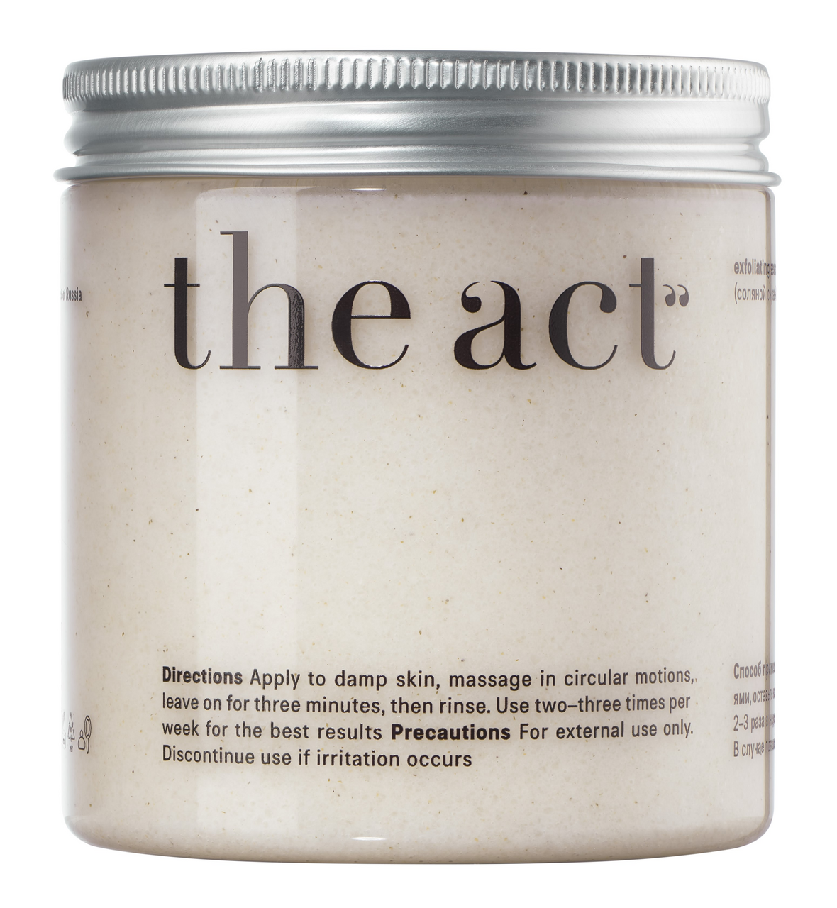 Изображение товара Скраб-бальзам для тела The Act соляной кокос, 300г