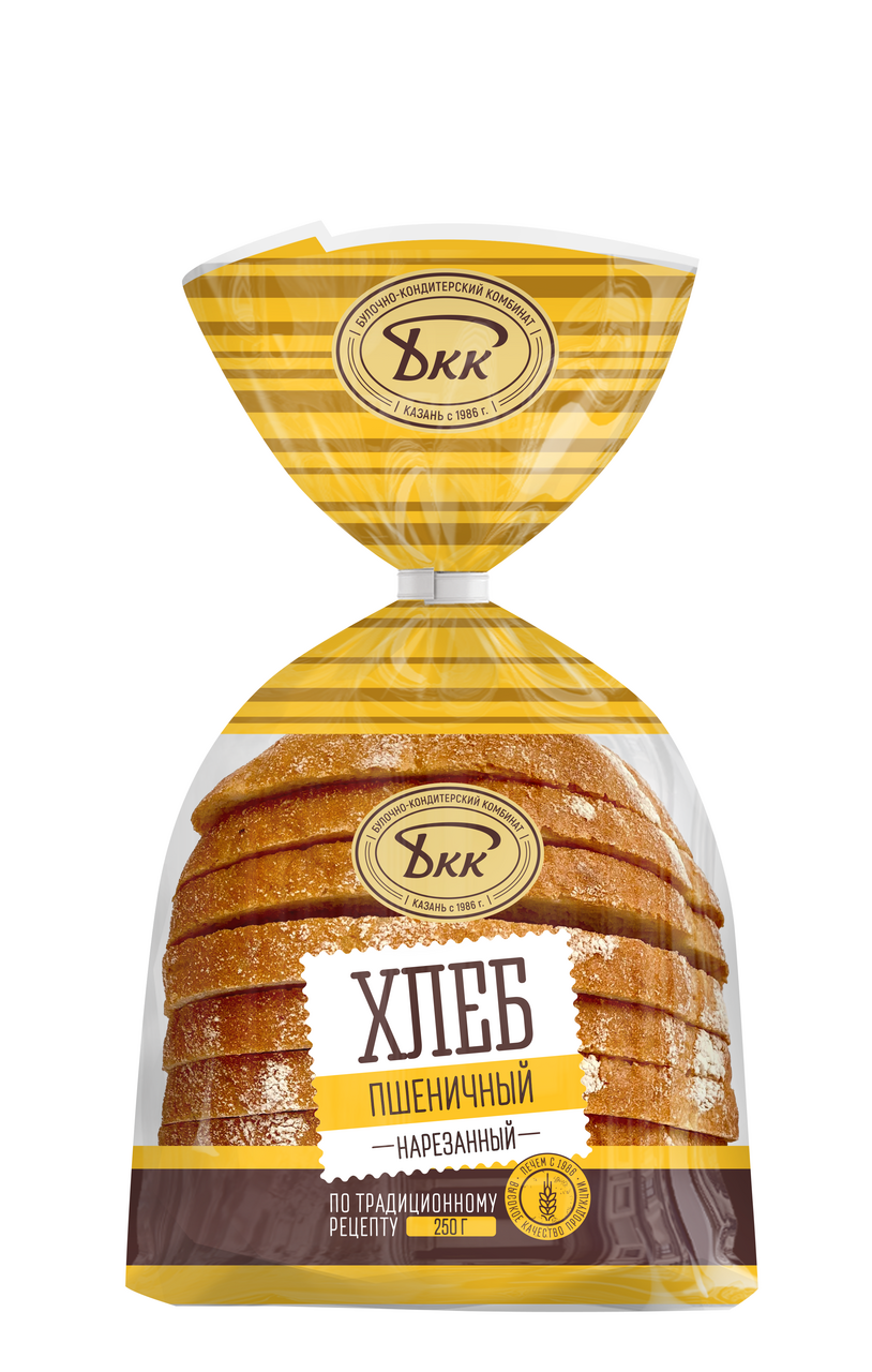 Хлеб БКК пшеничный нарезной, 250г