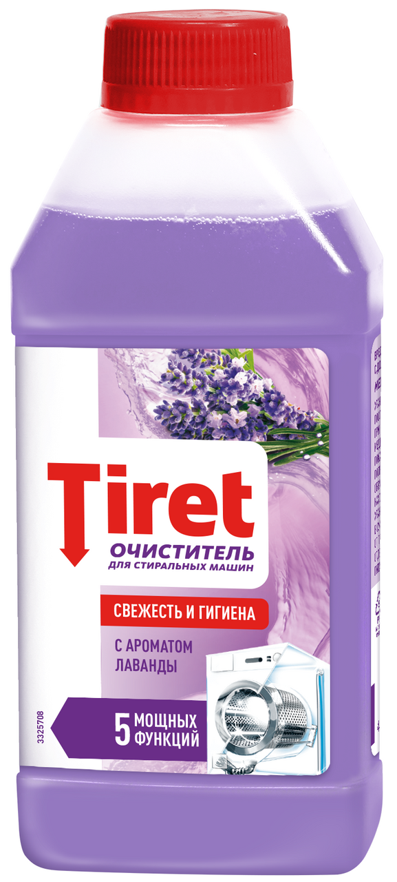 Изображение товара Очиститель для стиральных машин Tiret Лаванда, 250мл