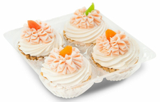 Пирожное Добрынинский Корзиночка с белковым кремом, 300г